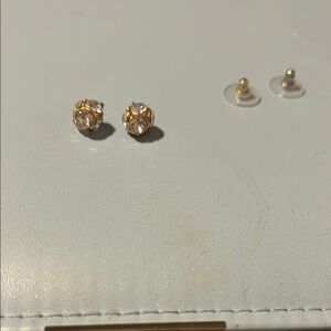 Elegant Rose Gold Stud Earrings